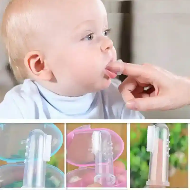 (2 pcs) Baby finger tooth brush
