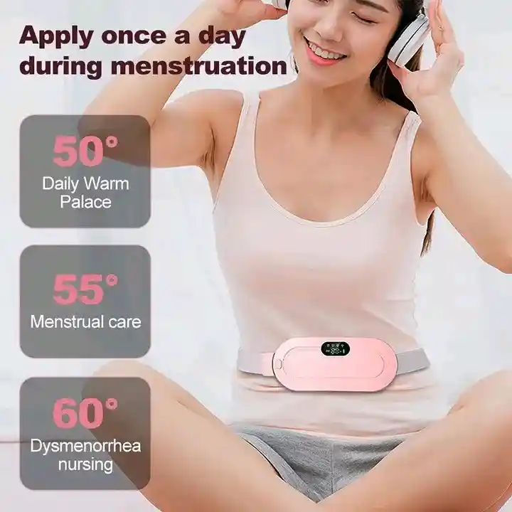 Heating pad for Period Cramps & Vibration sliming Massage